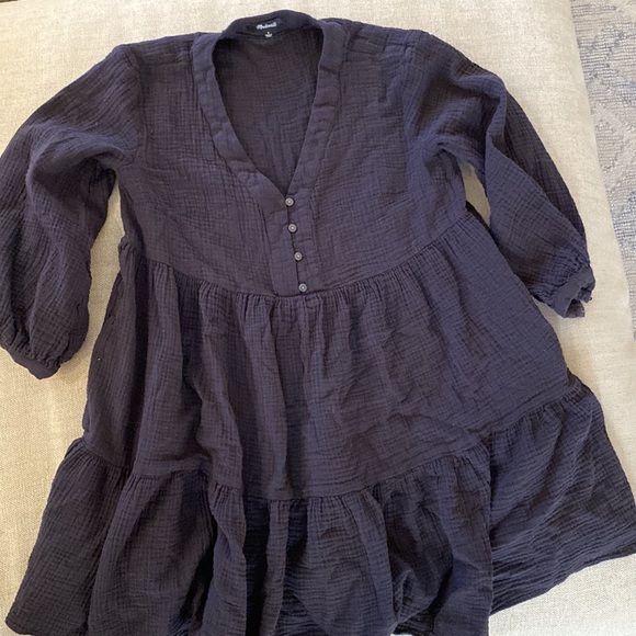 MADEWELL LIGHTSPUN COLETTE MINI GAUZE DRESS NB834 - Picture 8 of 10